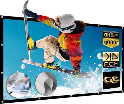 Projectiescherm - Beamerdoek - Thuisbioscoop - Opvouwbaar - 250 inch - Wit