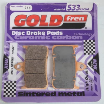 goud fren remblokje voor motor honda 650 nt bros 1988 tot 1992 avg/avd / j/k/l nieuw