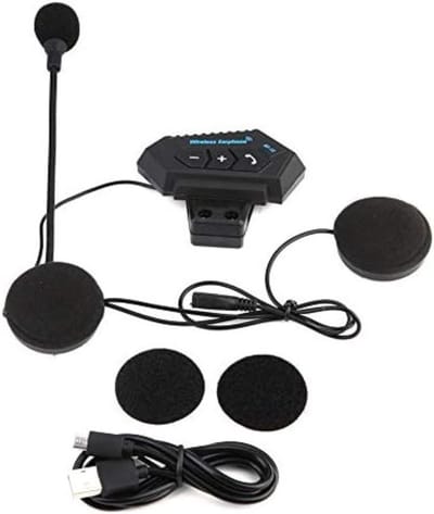 MIRA® Motorhelm Headset - Helm Headset - Koptelefoon - Waterdicht - Zwart - 10cm x 10cm x 10cm