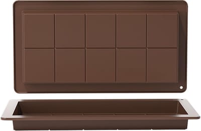 Chocolade Vorm Diepe Vormen - Silicone Chocolade Mal - BPA-Vrij - Keuken Benodigdheden - Bakken & Chocolade Maken - 25x13 Cm - Food-Grade & Hittebestendig - Voor Thuisgebruik
