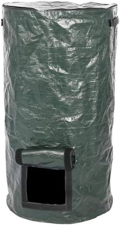 Duurzame Compostbak voor Tuinafval, Vouwbare Container met Dubbele Handvatten, Ideaal voor Keukenafval en Organisch Composteren