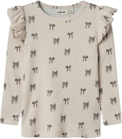 NAME IT - NMFGAVO EKO LS SLIM TOP LIL NOOS - Meisjes - Blouses