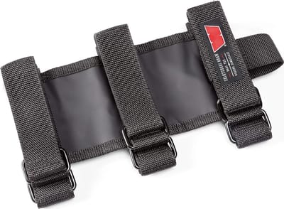 Brandblusser Houder - Rolbeugel Bevestiging - Veilige Opslag - Universele Pasvorm - 15 inch Diepte - Zwart
