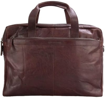 Leren Laptoptas - 16.4 inch - Colorado - Donkerbruin