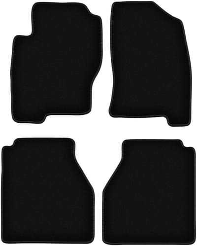 BASIC zwarte velours matten voor: Nissan Navara III D40 pick-up (2005-2011)