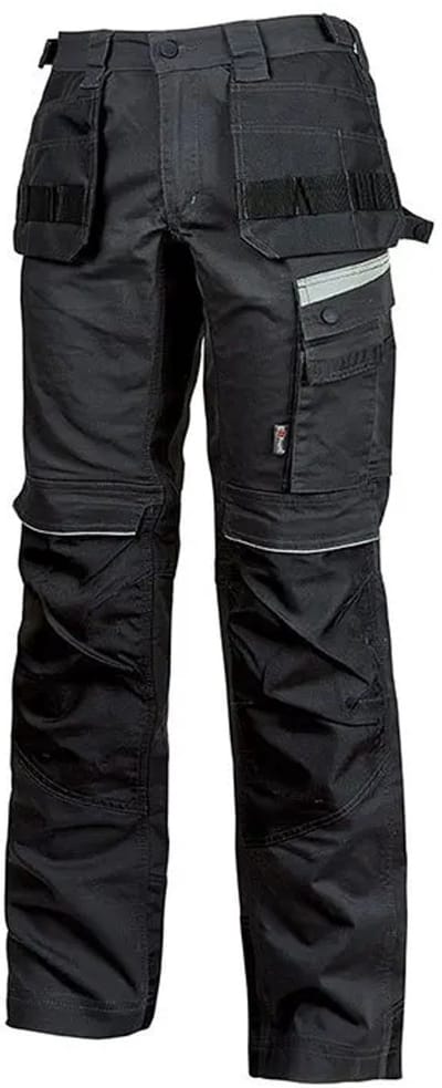 U-power Gordon Werkbroek Zwart 50