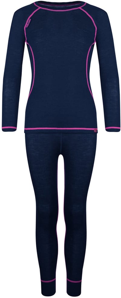 Trollkids Merino Basislaag Set Blauw 176 cm Jongens,Meisjes