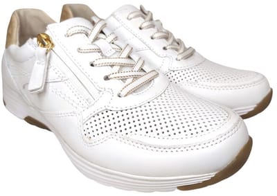 Gabor Rollingsoft Veterschoenen Laag - wit - Maat 7.5