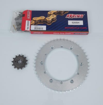 Kit chaîne Sifam pour quad Yamaha 200 YFS Blaster 1989 à 2002 13x47 P520 Al152mm
