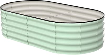 Tuinbed - Plantenbak - Bloembakken - Moestuinbak - Voor Groenten, Bloemen, Fruit & Kruiden - Diepwortel Plantenbak - 183 × 91 × 46 cm - Groen