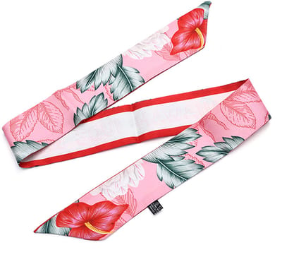 Langwerpig Mode-Accessoire met Tijdloos Grafisch Patroon en Schuine Uiteinden (86x5cm) - Stijl 9