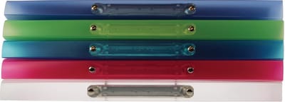 Exacompta 20x Kreacover Ringband Chromaline PP 5/10de met 2 ringen van 15mm - A4 - Geassorteerd - 54969E
