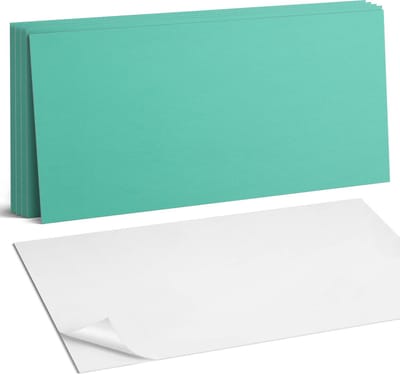 Coloray Plaktegels - Turkoois Wandtegel Zelfklevend - 60 cm x 30 cm - Turkoois Plaktegels - 6 stuks - Rechthoek PVC Tegels - Plaktegels Keuken - Zelfklevende Vloertegels Badkamer - Vinyltegels Vloer Zelfklevend - Zelfklevende Wandtegels