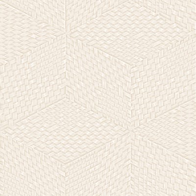 Dutch Wallcoverings - Exclusive Threads Cube Stitch Beige - TP422952