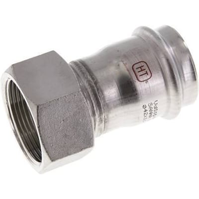 Perskoppeling - 42mm & Rp 1-1/2'' Persmof - RVS