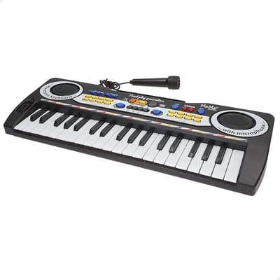 Muziektoetsenbord voor Kinderen met Microfoon - 37 Toetsen, Educatief Speelgoed voor Creatieve Leren