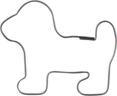 Koekjessnijder Edelstaal Hond 5,5 cm - Vormen - Uitsteekvorm - Cookie - Cutter - Uitsteekvormpjes - Koekjes - Bakken