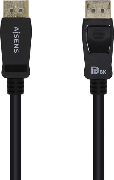 DisplayPort 1.4 Kabel 8K@60Hz, DP Male-Male, 0.5m, Zwart