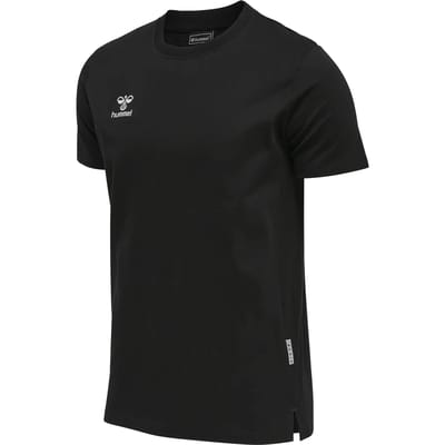 Hummel Move Grid Cotton T-Shirt - sportshirts - zwart - Unisex