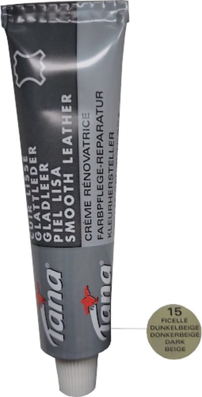 Tana Kleurhersteller - Tube - Donker Beige - 25ml (Schoensmeer - Schoenpoets)