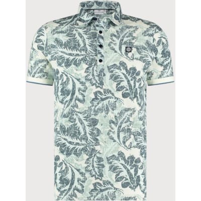 Blue Industry All-over print polo |