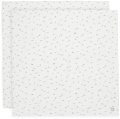 Jollein - Hydrofiele Doek Large 115x115cm - Inbakerdoek - Zacht Katoen - 2 Stuks - On The Go