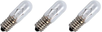 Signaallamp E14 24V 10W - 416 mAh - 3 stuks - T16 Gloeilamp Ø16mm - 54mm - 2500K - Dimbaar