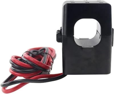 Stroomomvormer - CT-klem Sensor - Stroom Meten - Hoge Precisie - 24 mm - Zwart
