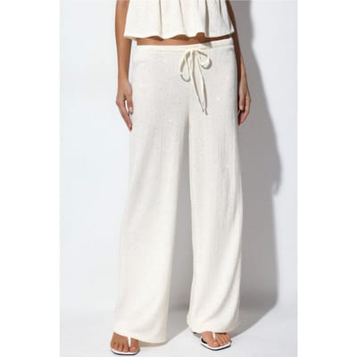 Dames Rechte Trouser met Touwtjes