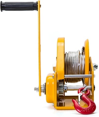 Hand Lier - Trekker Hoist - Zware Lasten Hefen - Zelfborgend Mechanisme - 2500LB Capaciteit - Zilver