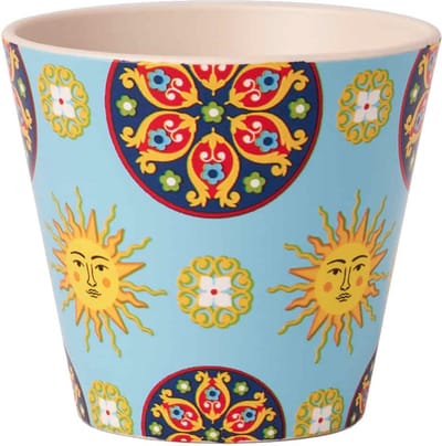 Quy Cup - 90ml Ecologische Reis Beker - Espressobeker “Sicily - SICILIË” 7x7x7cm