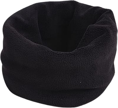 Livano Nekwarmer - Heren - Dames - Fleece - Motor - Bandana - Masker - Colsjaal - Winter - Sjaal - Gewatteerd - Skiën - Zwart