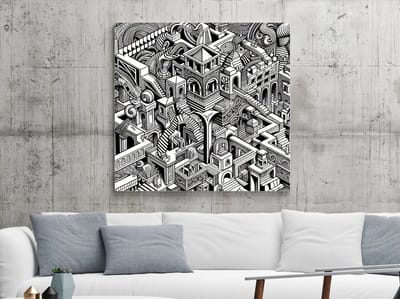 Kunstprint | Wanddecoratie | Dibond | 100 × 100 cm