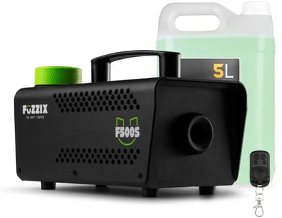 Party Rookmachine - Fuzzix F500S - 500 Watt - Draadloze afstandsbediening - 5 liter vloeistof
