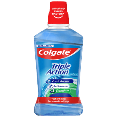 Colgate Triple Action Alcoholvrije Mondspoeling - 500 ml