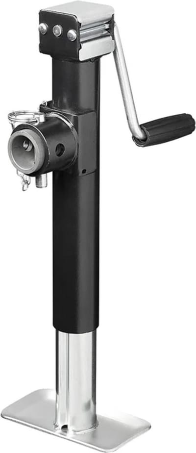 ProPlus Steunpoot Heavy Duty - Parkeersteun - Uitdraaisteun - Inklapbaar - Gemakkelijk Opbergen - Verstelbare Hoogte 42-68 cm - Draagvermogen 1000 kg - Inclusief Veiligheidspin en Bevestigingsdeel - Ø 57 mm Buisdiameter