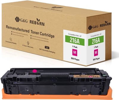 G&G Toner vervangt HP 216A Compatibel Magenta 850 bladzijden Reborn remanufactured 21292