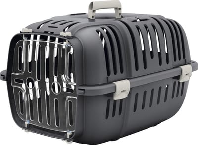 Ferplast Vervoersbox Jet 10 - Kattenvervoersbox - 47x32x29 cm Grijs