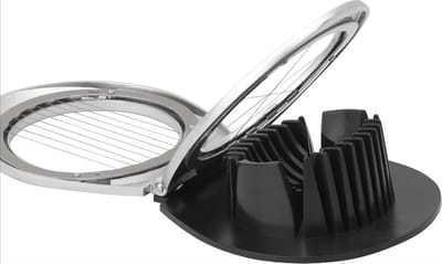 *** Duo Eisnijder 2 Opties - Dubbele functionaliteit Multifunctionele eiersnijder - Kunststof - RVS draden - Ei snijden - Egg cutter - Egg slicer - 2-in-1 - Duo Combi - van Heble® ***