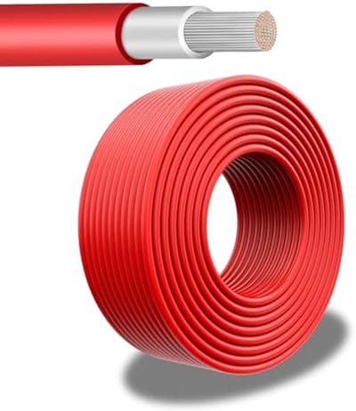 Zonnekabel 6 mm² Rood - 20 m UV-bestendig, Flexibel en Duurzaam voor Zonnepanelen
