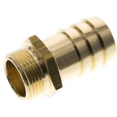 G 3/4'' Mannelijk X 25mm Messing Slangpilaar 16 Bar