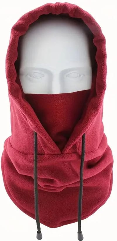 Livano Winter Masker - Balaclava - Ski Mask - Ski Masker - Bivakmuts - Full Face Mask - Bordeaux Rood