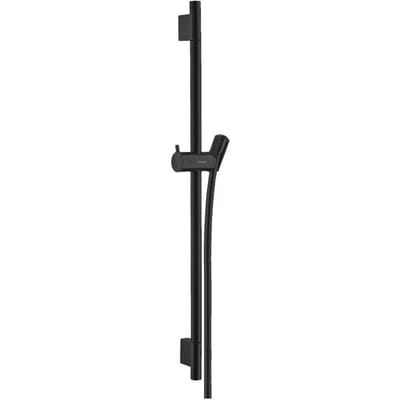 hansgrohe Unica glijstang S puro 65 cm met doucheslang mat zwart