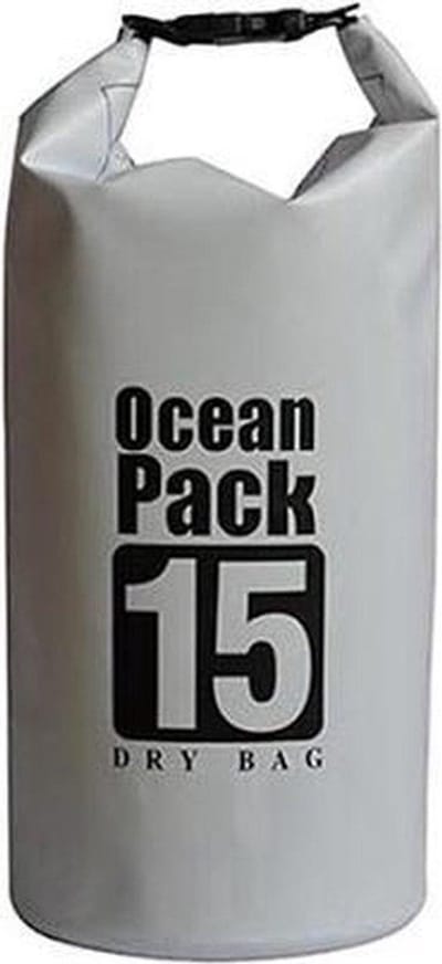 Nixnix® - Waterdichte Tas - Dry bag - 15L - Grijs - Ocean Pack