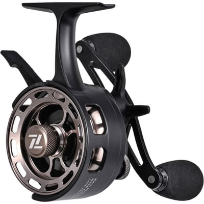 Moulinets de pêche sur glace 3.2:Moulinet de pêche à roulements à billes 3+1 à rapport de vitesse ultra-fluide Right Hand