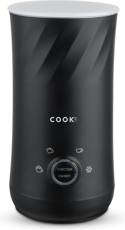 COOK-IT Elektrische Melkopschuimer - 4 in 1 - 300ML - Milk Frother - Zwart