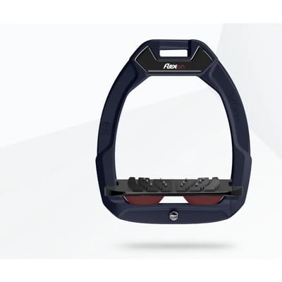Veiligheidsstijgbeugels met Ultra Grip Incliné Bordeaux/Grijs/Bordeaux Flex-On Safe-On