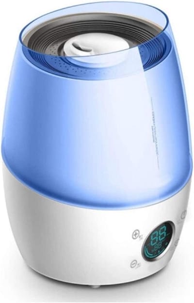 Luchtbevochtiger Slaapkamer - Koele Mist - Comfort Creëren - Stille Ultrasone Technologie - 45L Capaciteit - Wit