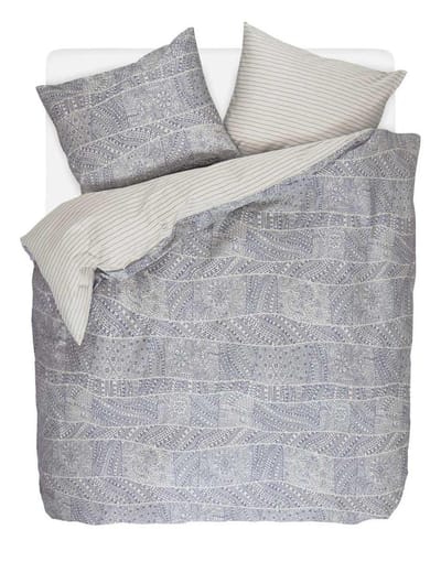 Esprit Tribal Waves Dekbedovertrek - Tweepersoons - 200x200/220 cm - Blue