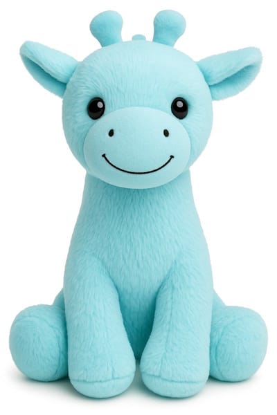 Giraffe (Blauw) Pluche Knuffel 30 cm - Speelgoed Knuffels voor Kinderen Jongens Meisjes - Giraffe Dierentuin Dieren Knuffeldier